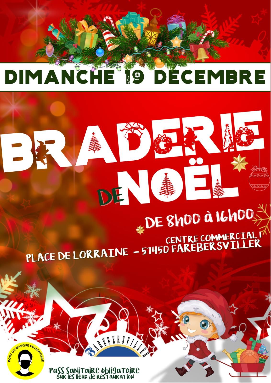 Flyer Braderie de Noël